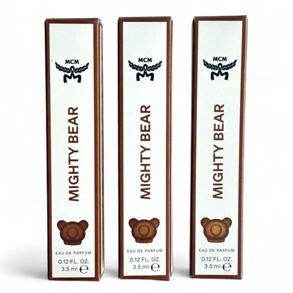 3/$25 MCM Mighty Bear Fragrance Samples